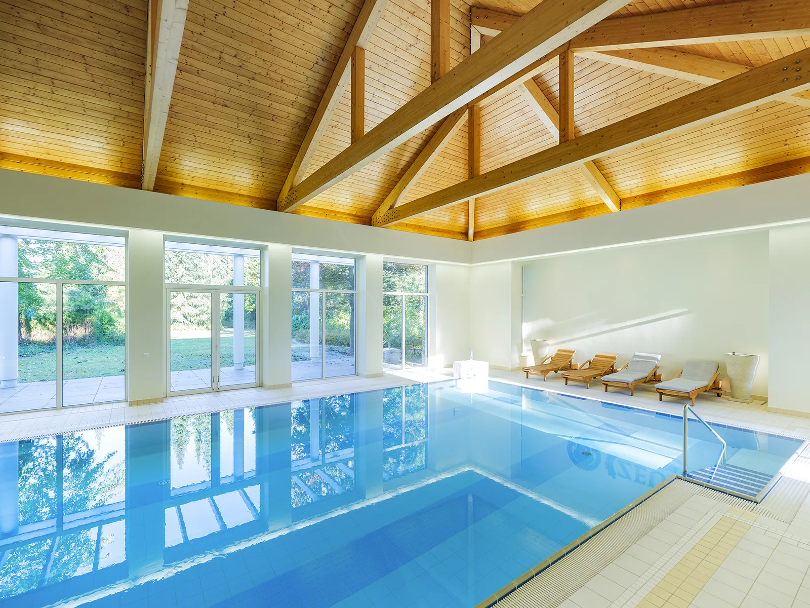 Swimming pool on site